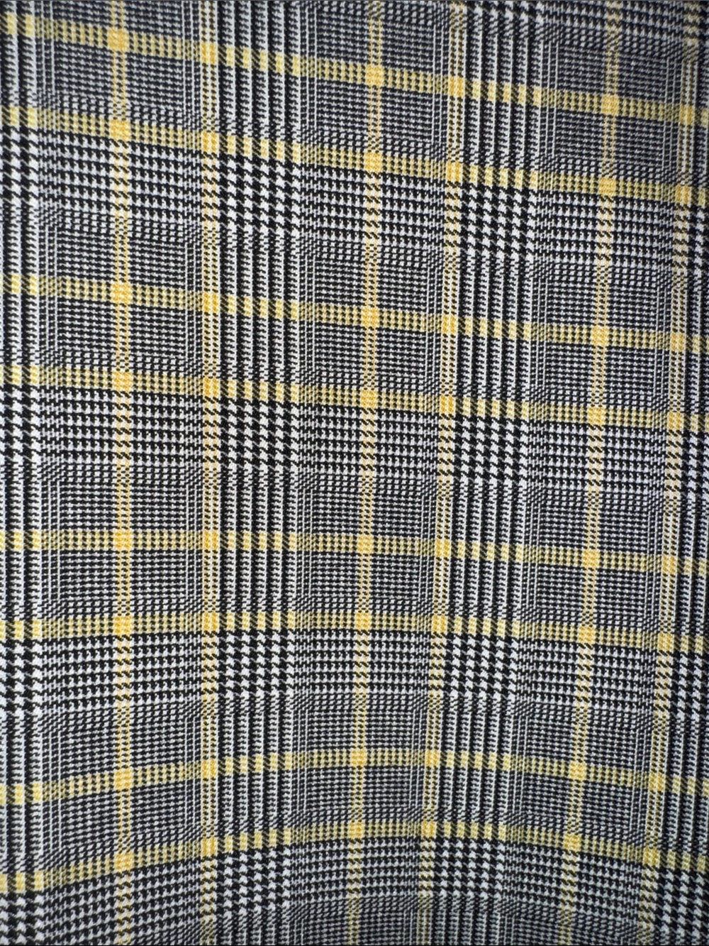 Counterparts Plaid Pants Black & Yellow Windowpane Print Women’s L Large - Picture 6 of 8